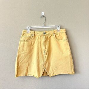 Cotton On A-Line Denim Mini Skirt